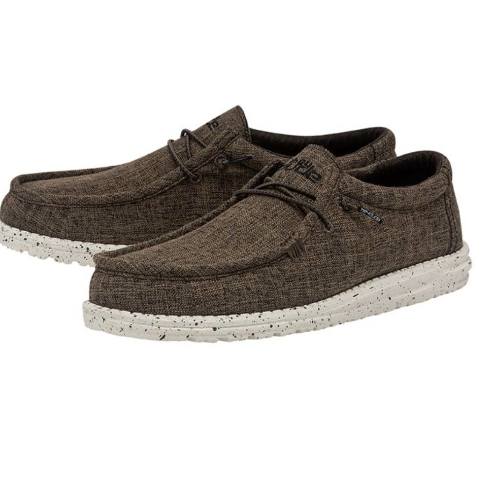 HEY DUDE WALLY ECO DARK BROWN